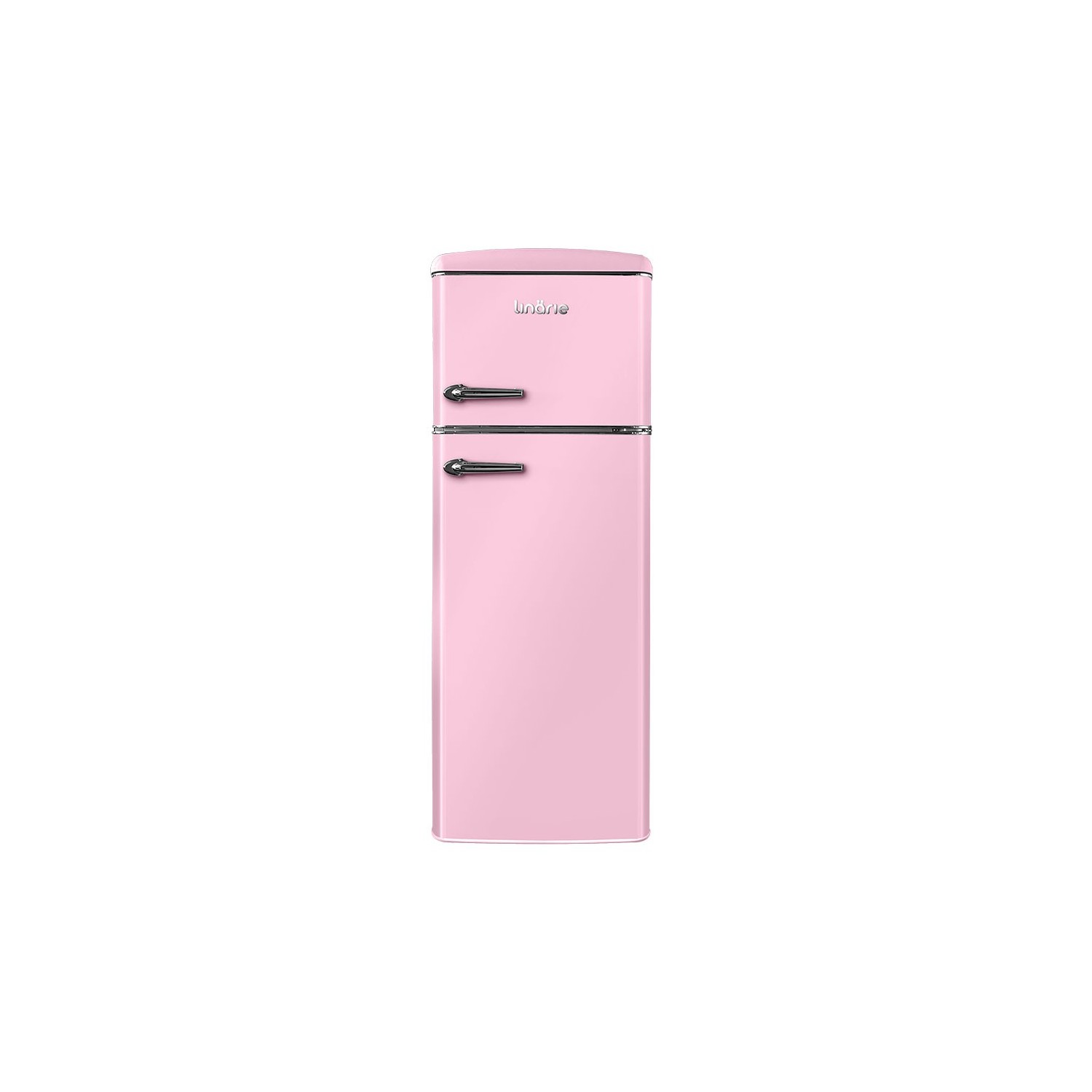 Réfrigérateur congélateur retro Arzy LJDD206PINK 206 Litres Rose