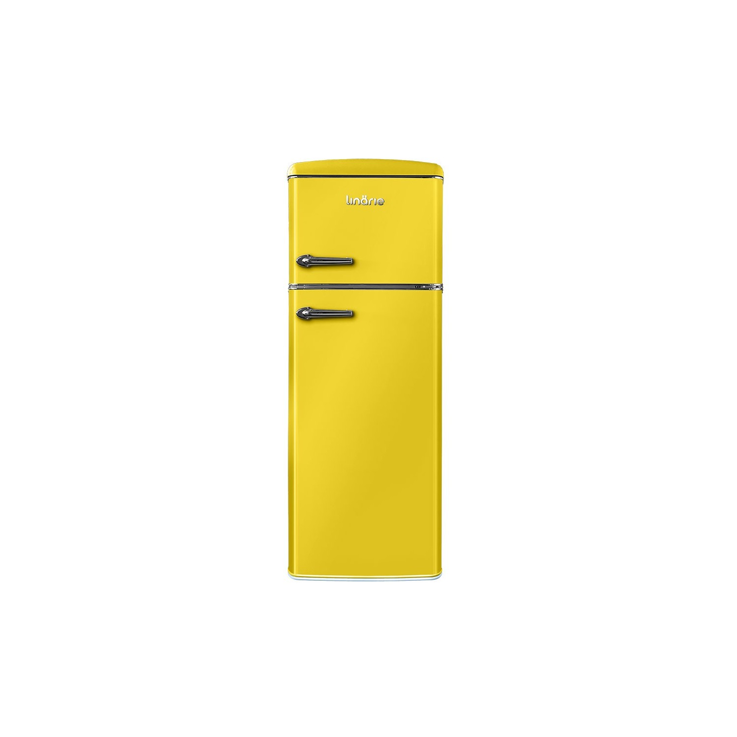 Réfrigérateur congélateur 2 portes retro Arzy LJDD206LEMON 206 Litres Lemon