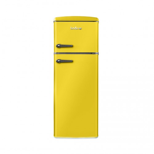 Réfrigérateur congélateur 2 portes retro Arzy LJDD206LEMON 206 Litres Lemon