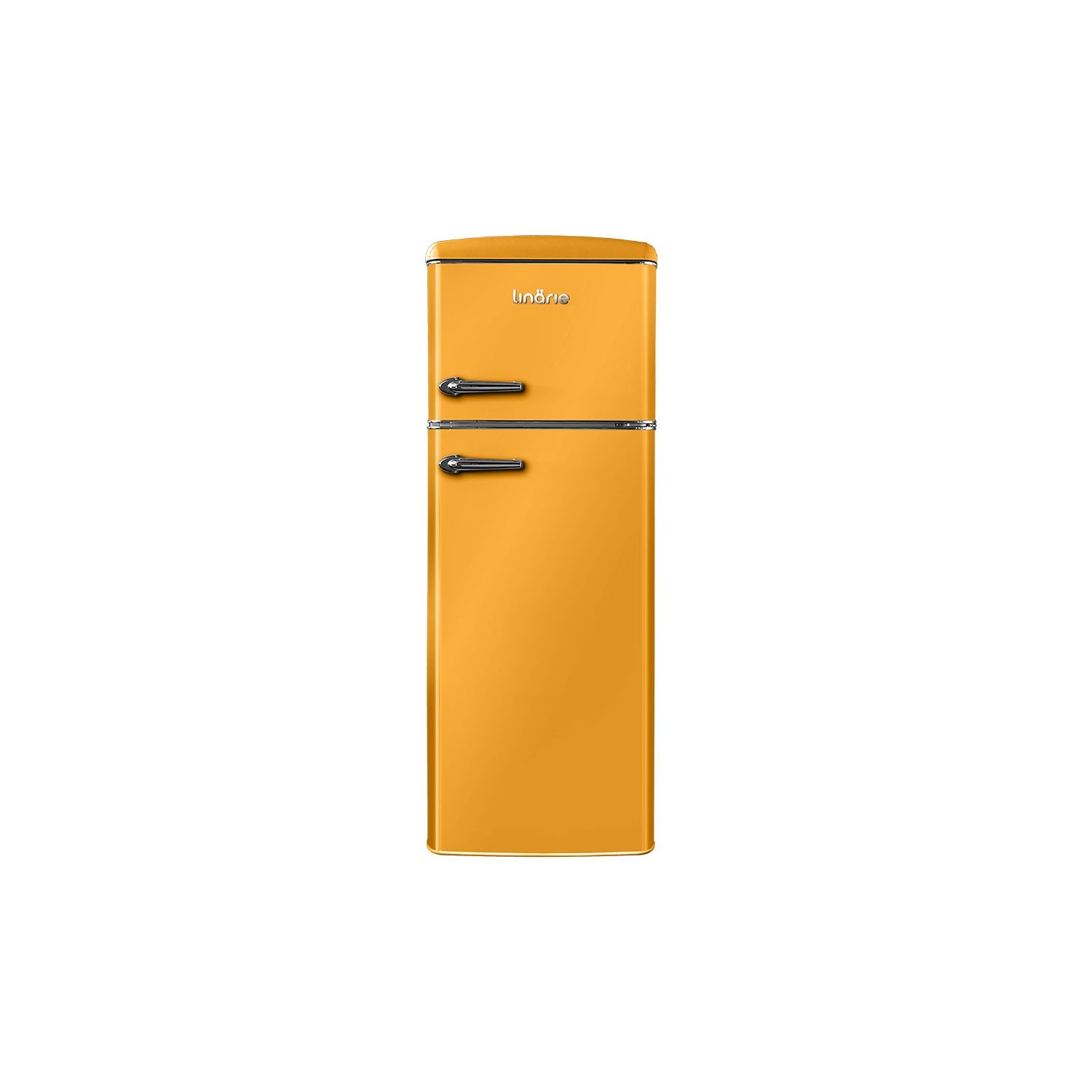 Réfrigérateur congélateur 2 portes retro Arzy LJDD206ORANGE 206 Litres Orange