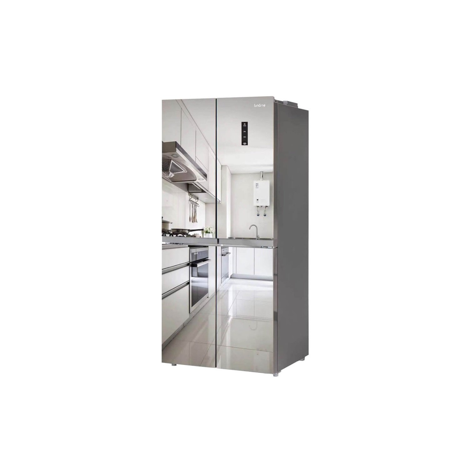 Réfrigérateur multi-portes 445 Litres Linarie LSCD436MIR Meribel à 4 portes miroir