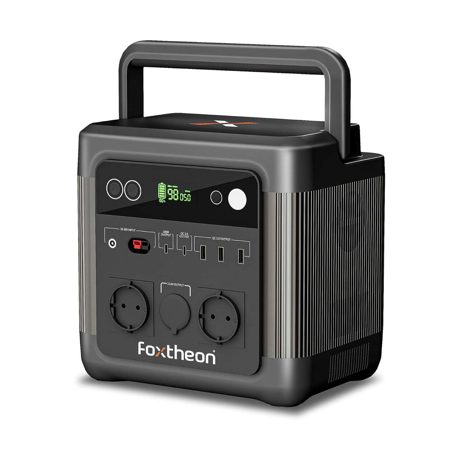 Générateur Électrique Portable FOXTHEON IGO1200 1200W Power Station avec Lifep04 Batterie, 975Wh