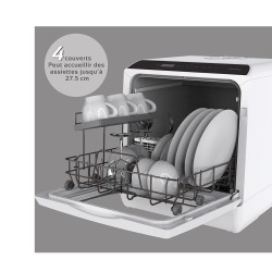 HEINRICHS Mini lave-vaisselle portable avec réservoir d'eau de 5 l
