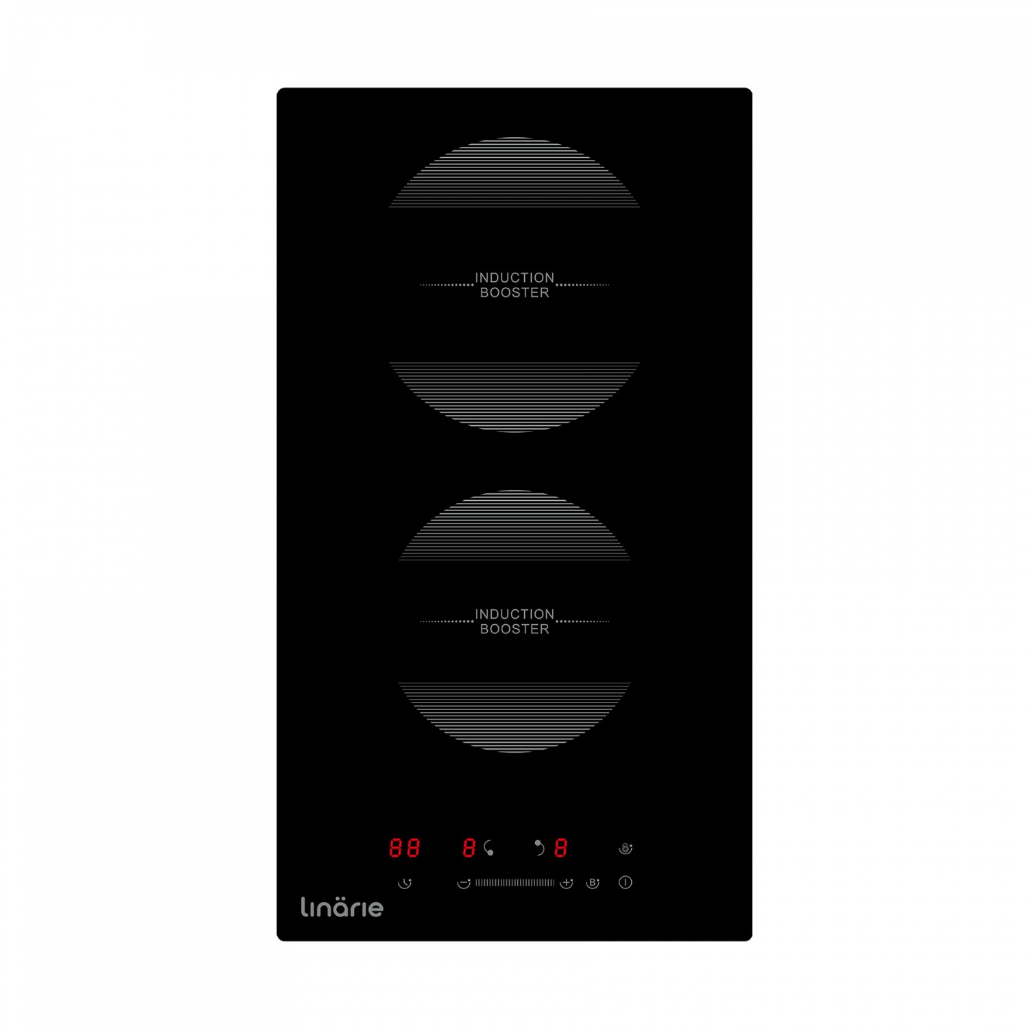 Domino plaque induction encastrable Craon  Linarie LIN30I2Z 2 zones