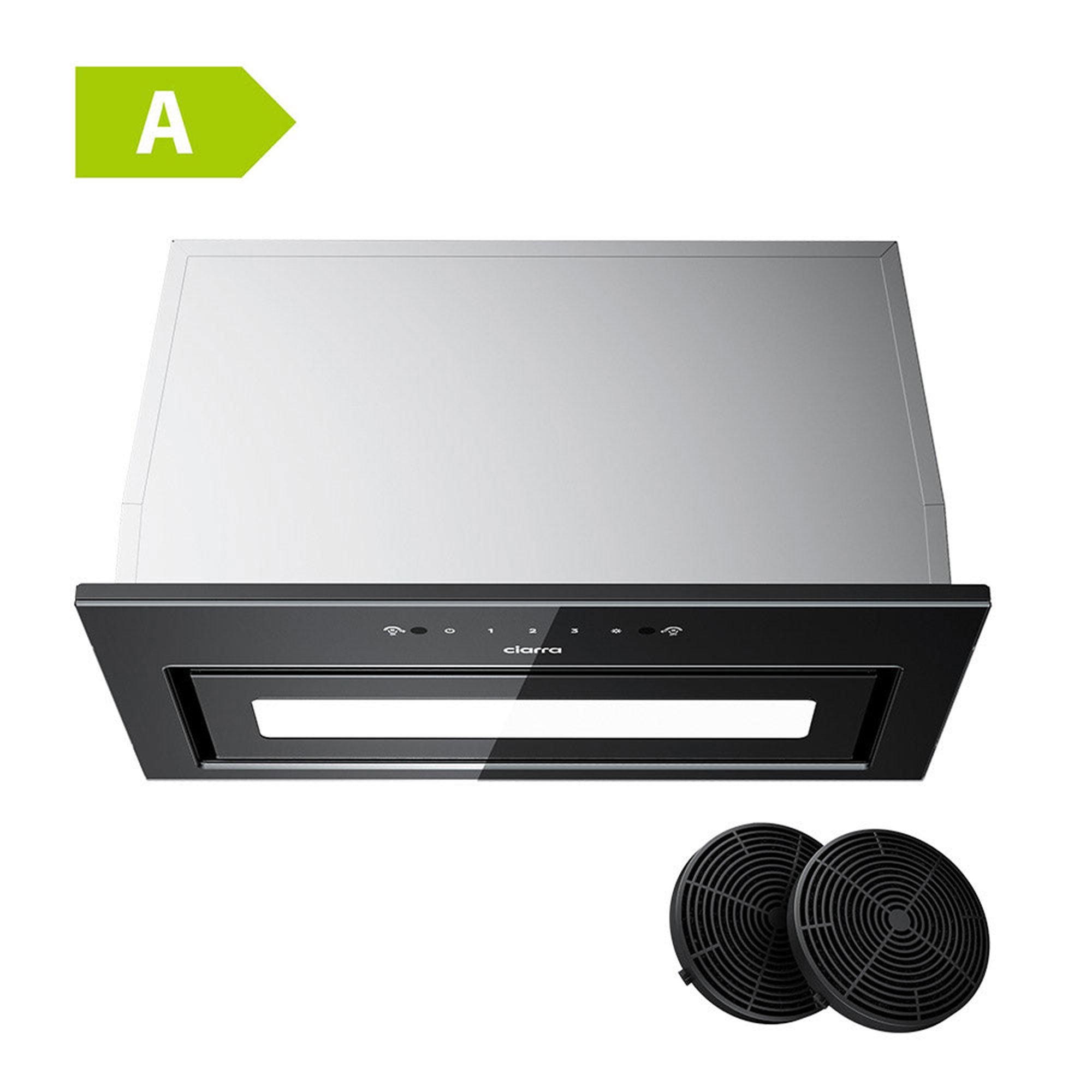 Ciarra Hotte Encastrable CBCB5931B-OW 52cm, Commande Gestuelle & Tactile, Silencieuse